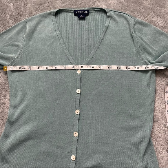 y2k Ann Taylor Silk Cardigan - Picture 5 of 10